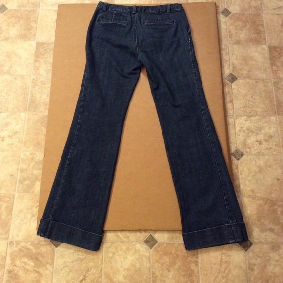 Banana Republic Wide Cuffed Stretch Jeans - Picture 2 of 2